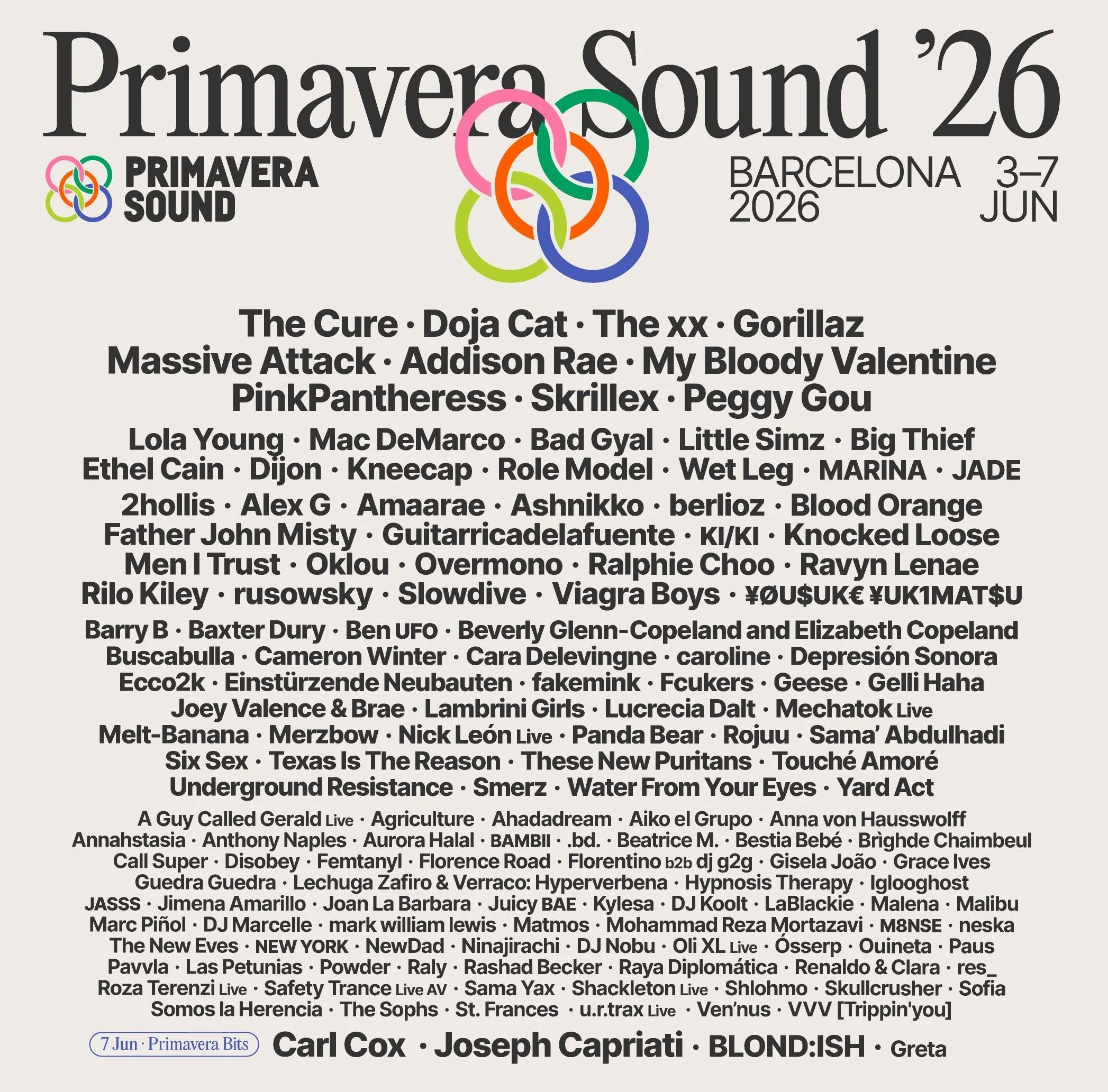 Primavera sound 2026